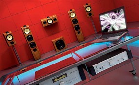 酒吧音响3D模型设计